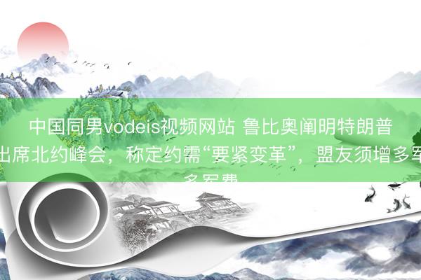 中国同男vodeis视频网站 鲁比奥阐明特朗普将出席北约峰会，称定约需“要紧变革”，盟友须增多军费
